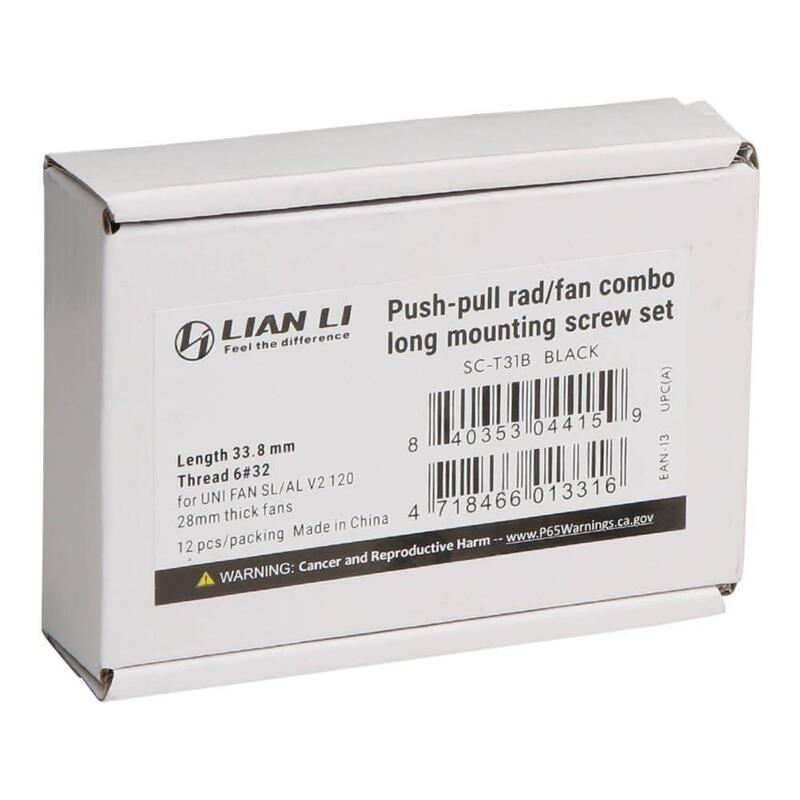 Lian Li SC-T31B Fan Screws - 12 Units