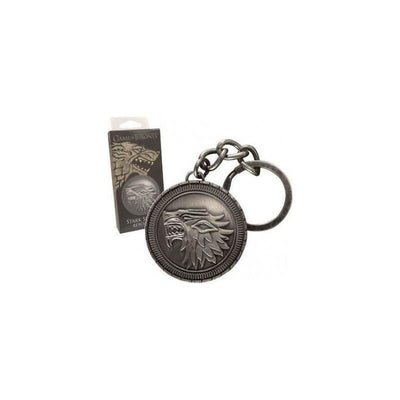Noble Collection Keyring Metallic Escudo Stark Set Of Tronos The — image 1