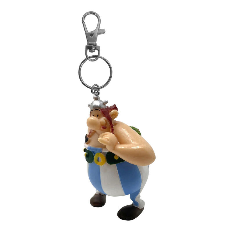 Keyring Obelix Enamorado With Flores 13CM