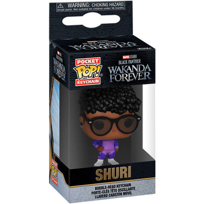 Keyring Pocket Pop Marvel Black Panther Wakanda Forever Shuri — image 1