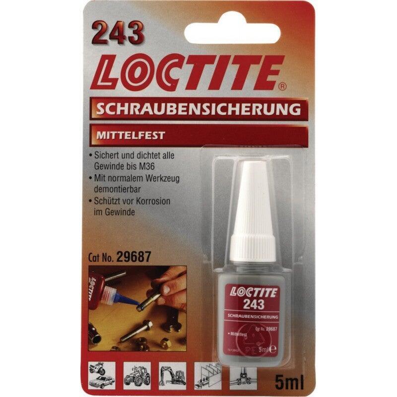 Loctite Fijador Roscas Medio 5ML L243