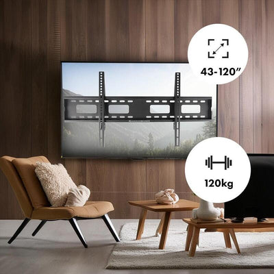 Maclean MC-420 Stand TV, Wall Screens 43-120, Max. VESA 800X400, Charging Max. 120KG — image 1
