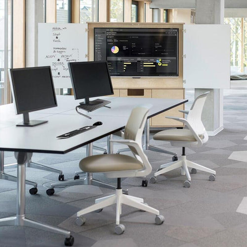 Maclean MC-948 Stand Ergonómico Monitor/Laptop Charging Máxima: 20KG, Surface Perforada, Diseñado Monitores Wi — image 1