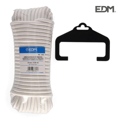 EDM Madeja 20M Rubber Elastica High Tenacidad White Calibre 8MM — image 1