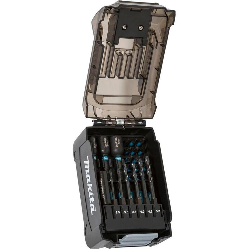 Makita Set Of Drill Bits Mpact Black E-22866, 31 Pieces Black 1/4, Key Impacto, Box Of Battery E-22866