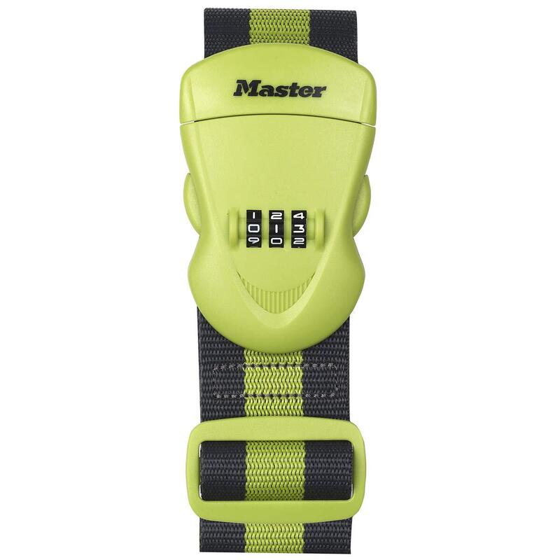 Master Lock Strap Equipaje With Padlock COMBINACIÓN,190X6,5X4,8CM