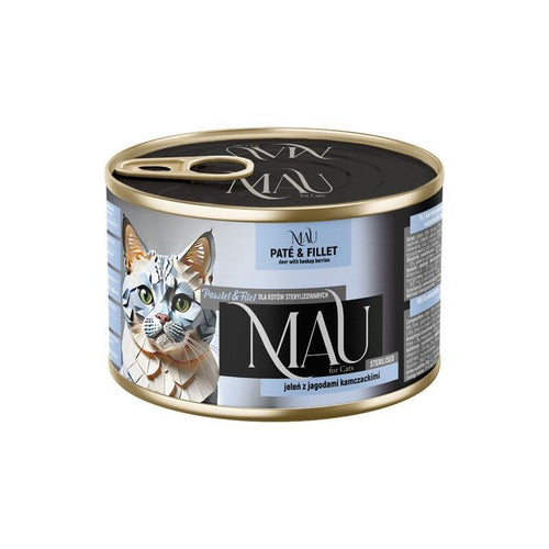Mau Pate And Fillet Sterilised Deer With Haskap Berries - Comida Húmeda Gatos - 185G — image 1