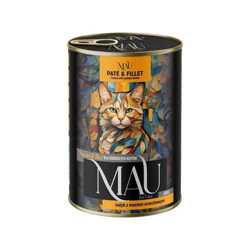 Mau Pate And Fillet Turkey With Peanut Butter - Comida Húmeda Gatos - 400G — image 1