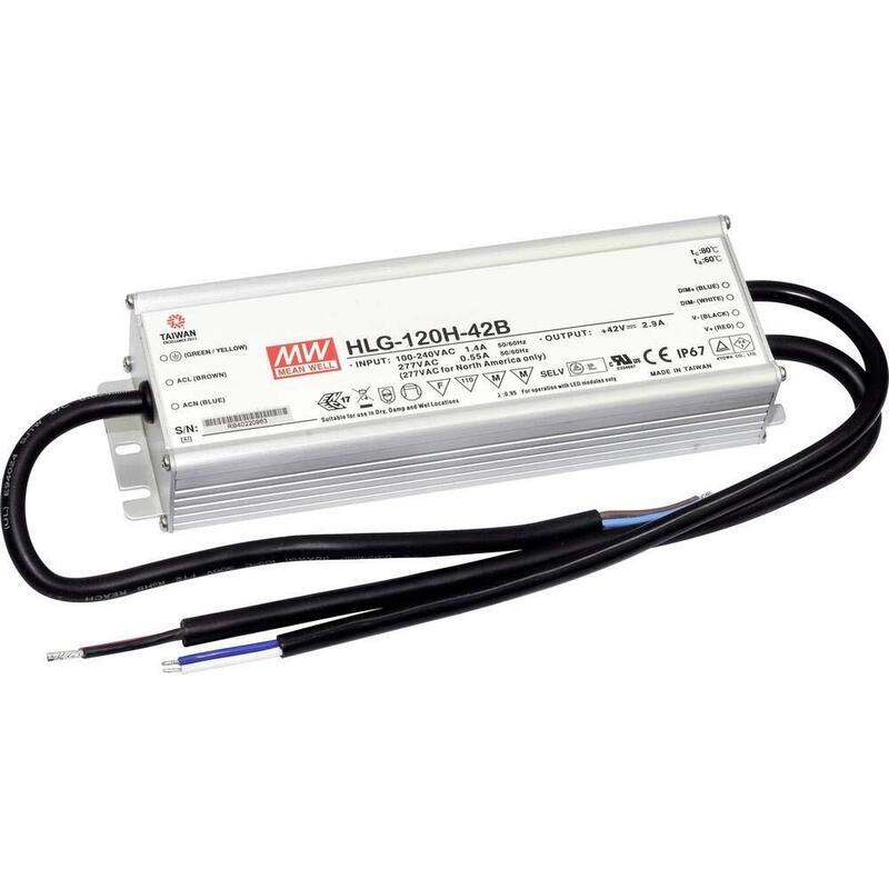 Meanwell Power Supply - 12V 120W, 0-10V DIMM IP65