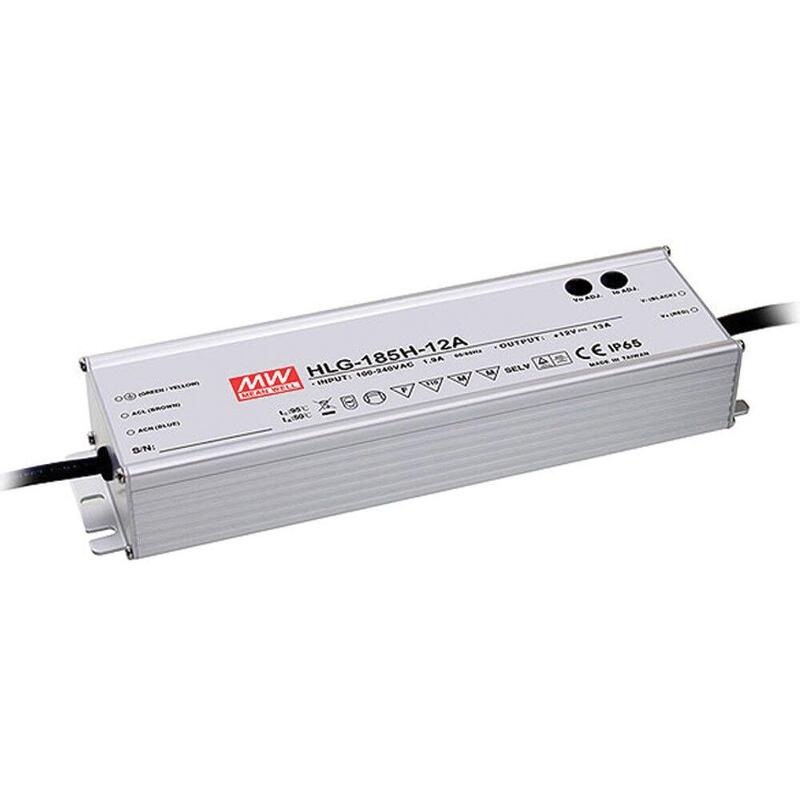 Meanwell Power Supply - 24V 185W 0-10V DIMM IP65
