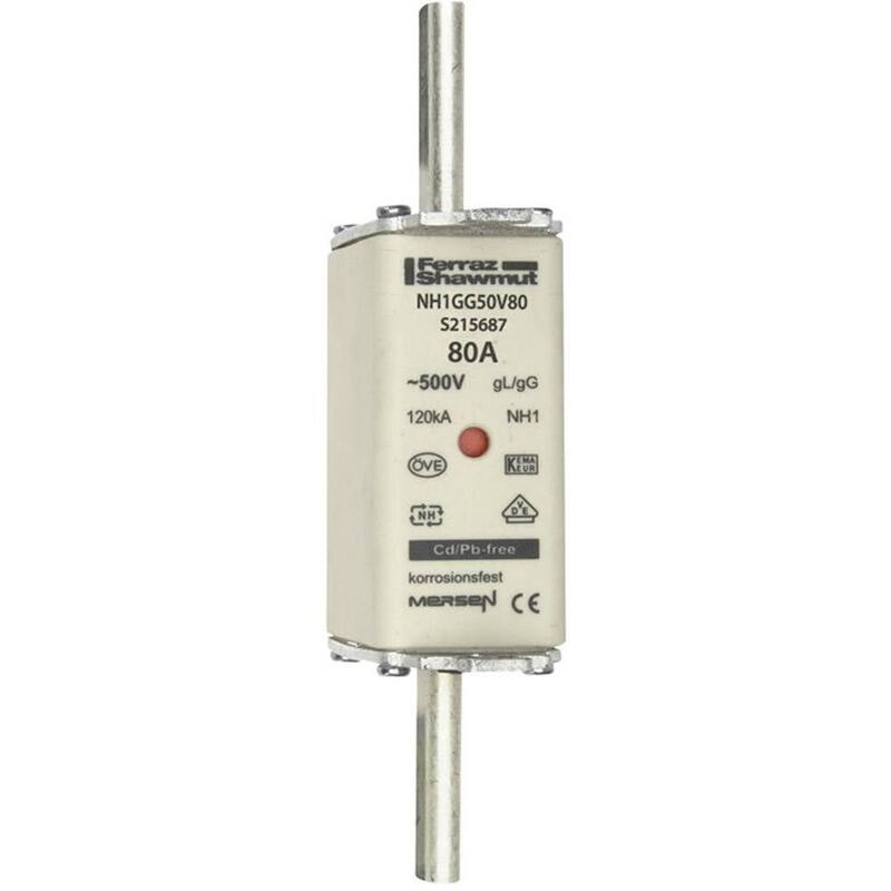 Mersen 1B159.000000 NH1 80A Gg 500V Fusible Nh Sf Low Voltage