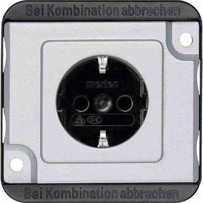 Merten MEG2300-7060 Schuko-steckdose, Erhöhter Berührungsschutz — image 1