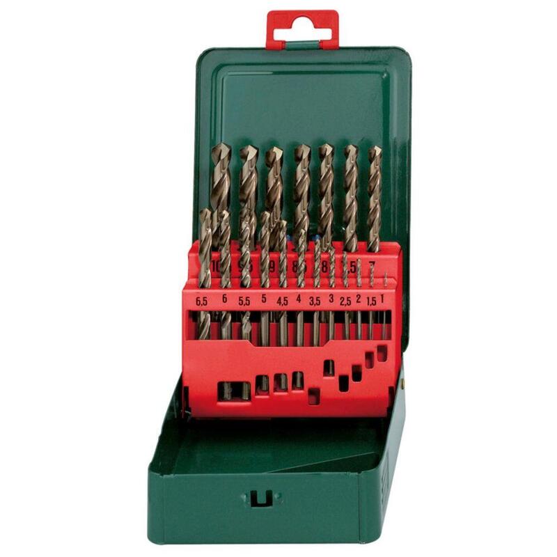 Metabo Cassette Drill Bit Hss-co-sp, 19 Pieces