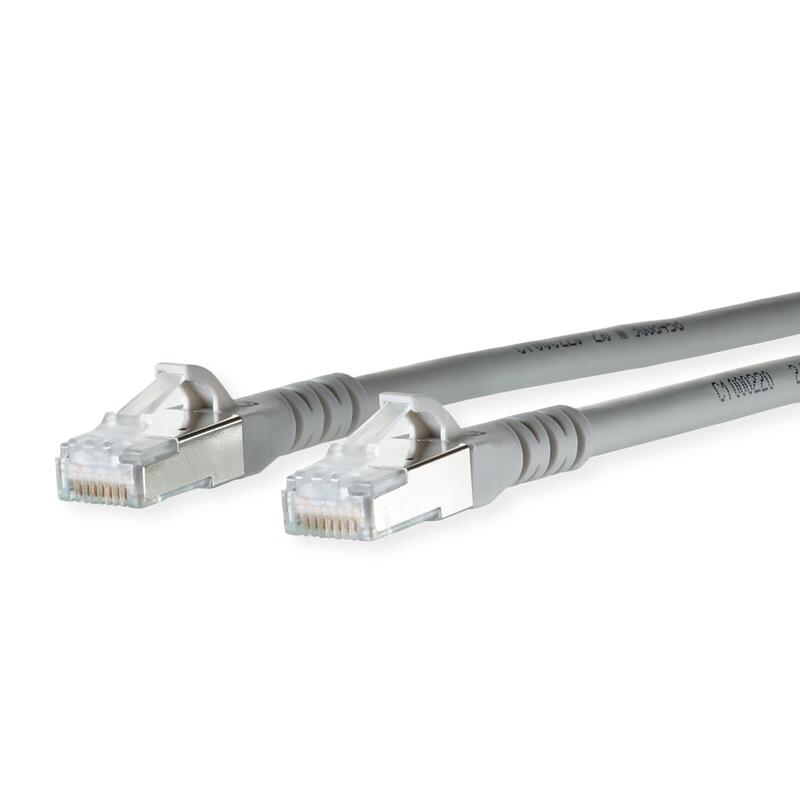 Metz Connect Network Cable S/FTP CAT.6A Grey 10,0M