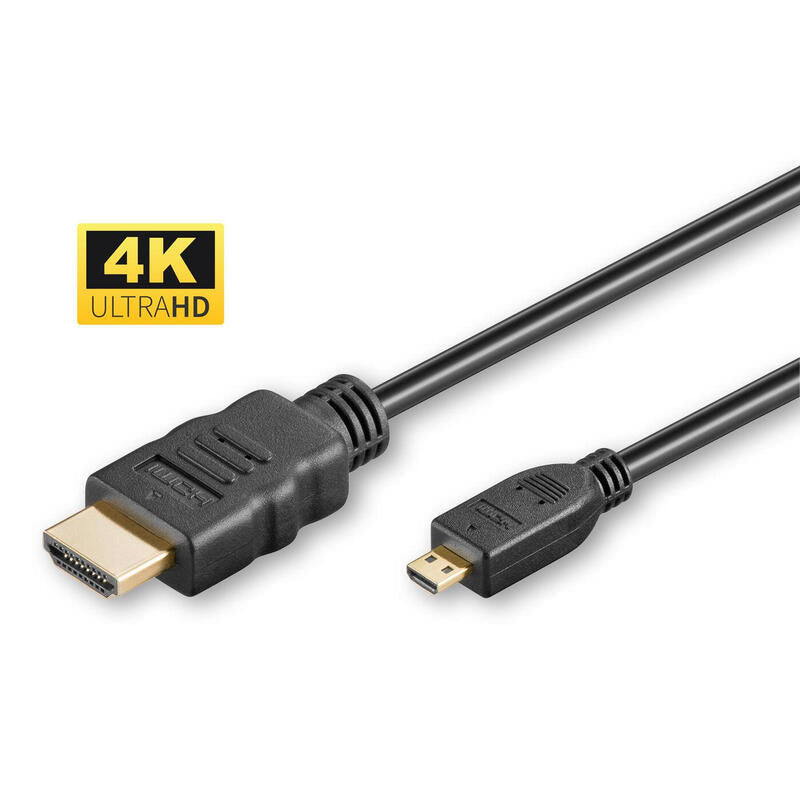 Microconnect HDM19195V2.0D HDMI Cable 5M HDMI Type D (micro) HDMI Type a Standard Black