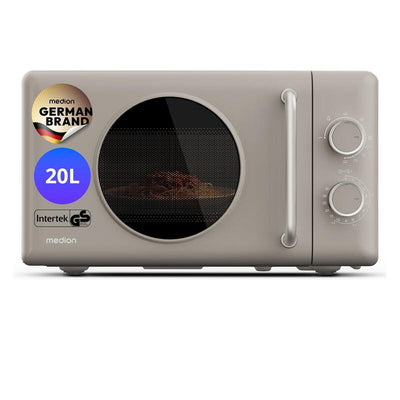 Medion Microwave Retro With Grill - 20 L - Arena Beige 50079803 — image 1