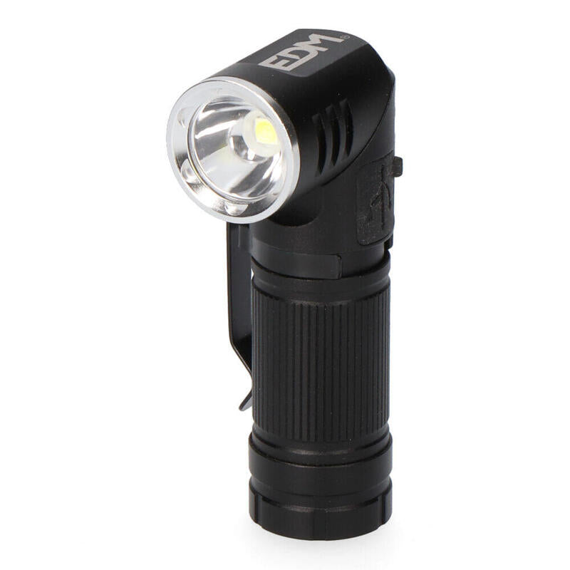 Mini Linterna LED Nano Vortex, Direccionable, Aluminium Rechargeable 8W 450 Lm