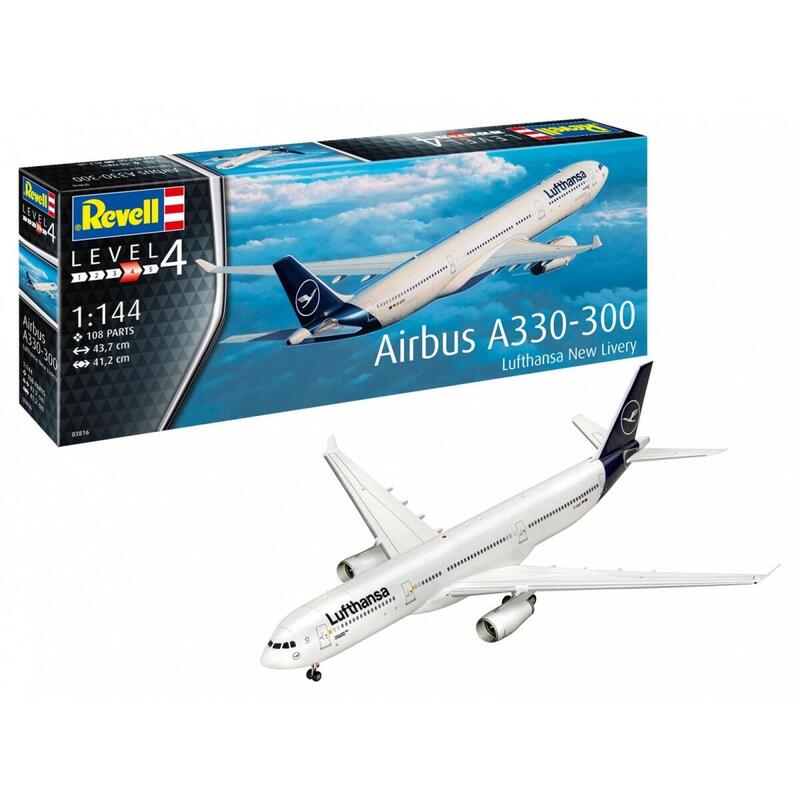 Model Plastic Avión Airbus A330-300 Lufthansa 1/144