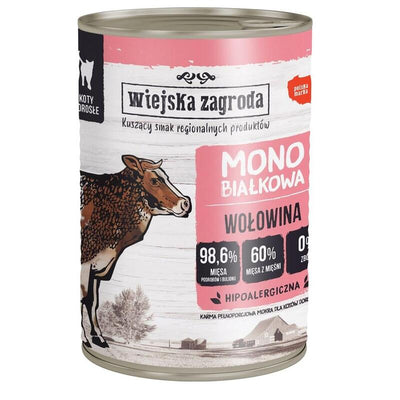 Monobiel Campo Gato Carne Res 400G — image 1