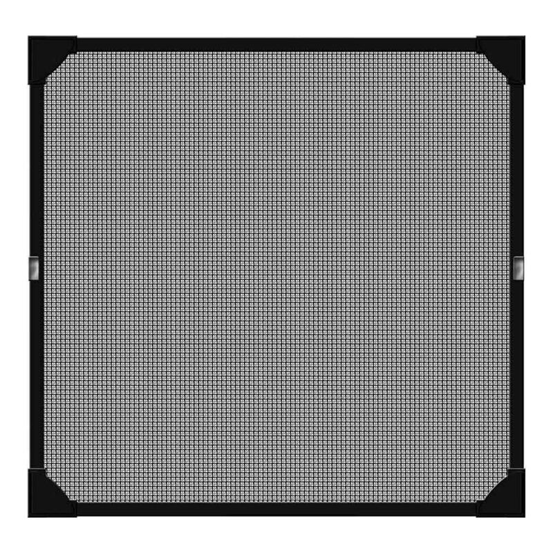 Mosquitera With Frame Magnetic Antracita, 100 X 120CM