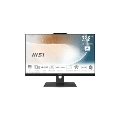 Msi Aio Modern AM242P 1M-1499ES. 23.8 IPS LED Fhd. Uma. So-dimm DDR5 16GB (8GB*2). 512GB. W11 Pro.negro — image 1
