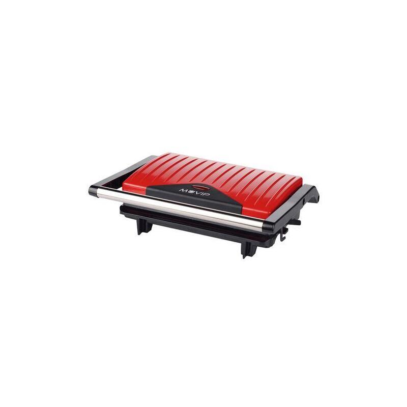 Muvip Sandwichera Board Type Grill Inox 750W - Board Top Tilting - Presion Uniforme - Handle Tacto Frio