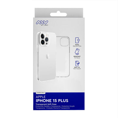 Myway Case Compatible With Apple Iphone 15 Plus Transparent — image 1
