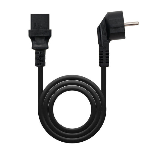 Nanocable Cable Power CPU - Shucko CEE7 Male a C-13 Female 10M - Black — image 1