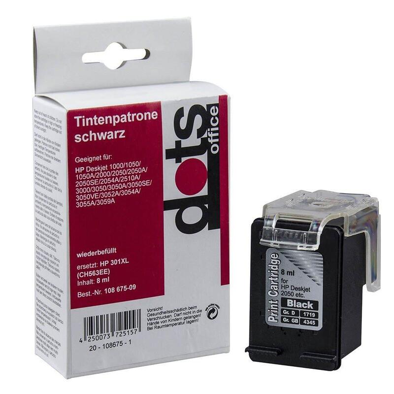 Black Printer Cartridge Compatible With HP 301XL (CH563EE)