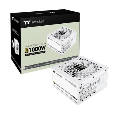 Thermaltake Power Supply Toughpower Xt 1000W Snow ATX3.1 80 + G Wg Retail — image 1