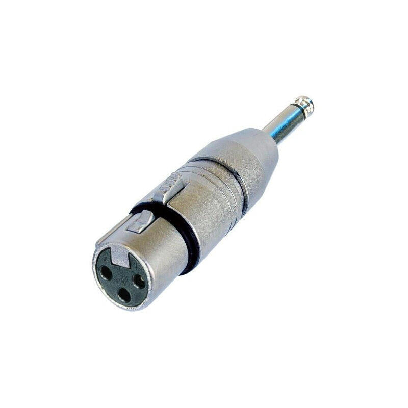 Neutrik NA2FP Cambiador Género Cable Xlr 1/4 Silver