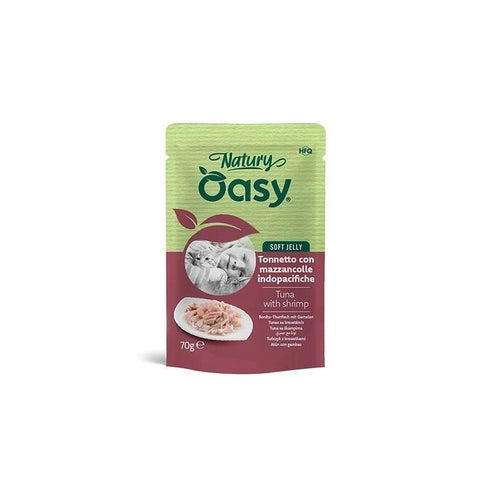 Oasy Natury Soft Jelly Tuna With Shrimp 70GR — image 1