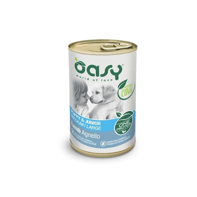 Oasy One Protein Puppy & Junior M/L Lamb 400GR