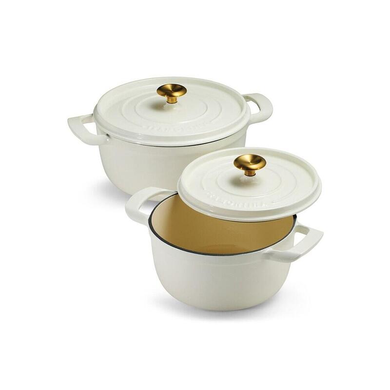 Pot With Cover Hierro Fundido Esmaltado, Latte, 26CM / 5,6 L