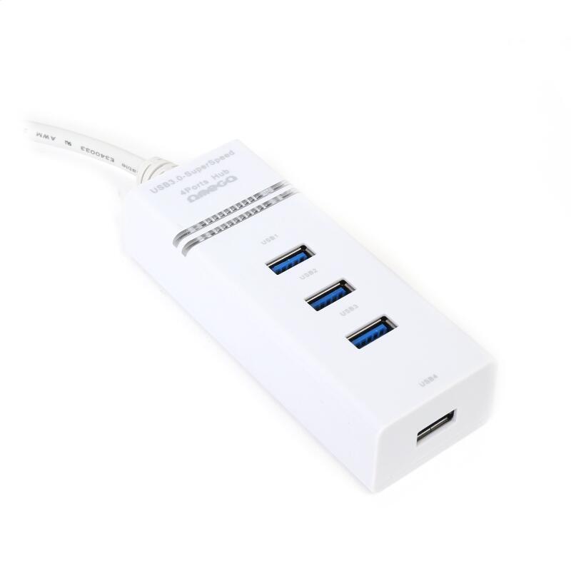 Omega Hub 4 Ports OUH34W USB 3.0 White