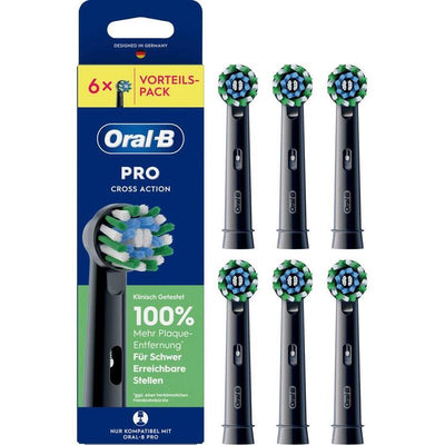 Oral-b Aufsteckbürsten Black Pro Crossaction 6ER — image 1