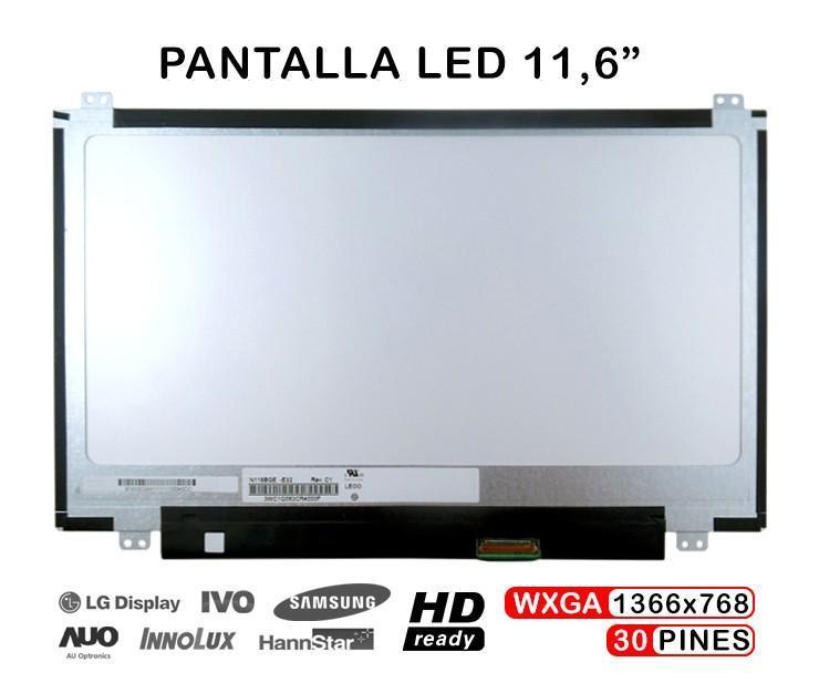Screen LED 11.6 HD LED Slim Laptop N116BGE-E42 N116BGE-E32 Edp 30 Pines