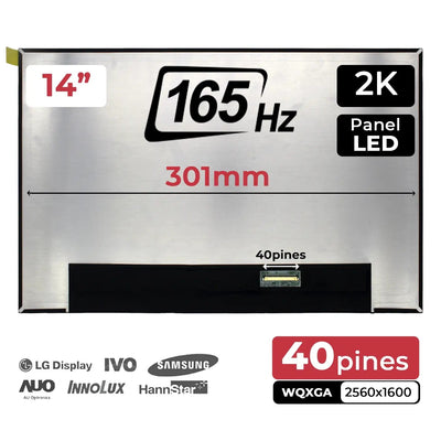 Screen LED 14 Laptop NE140QDM-NY1 NE140QDM-NX8 165HZ — image 1