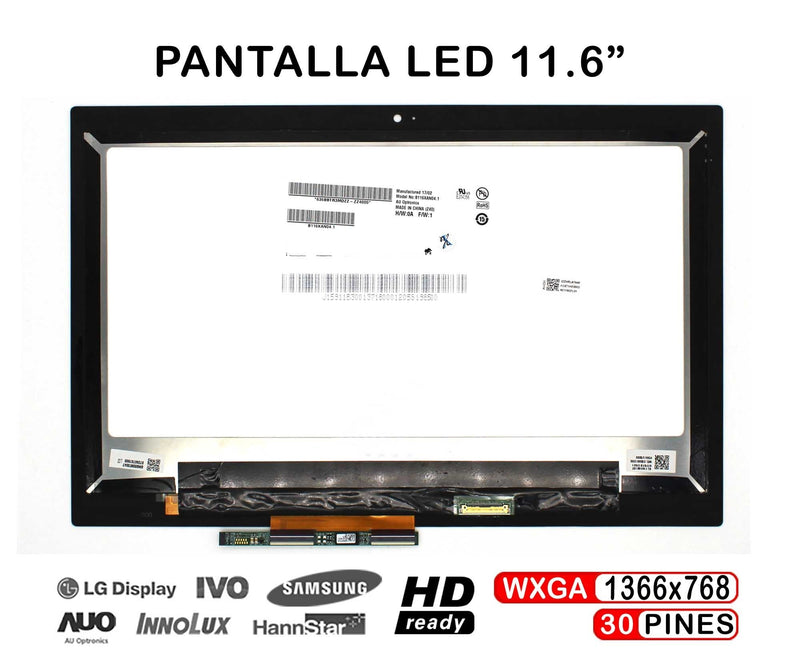 Screen LED 11.6 Laptop Acer Chromebook 11R C738T-C44Z C738T-C5R6 6M.G55N7.002