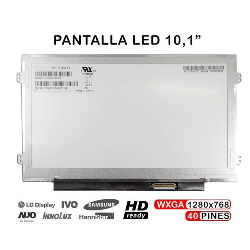 Screen LED Laptop M101NWT4 M101NWT2