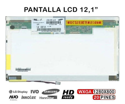 Screen LED 12.1 Laptop LTN121W1-L03 B121EW03 V.7 B121EW07 V.1 LTD121EWVB — image 1