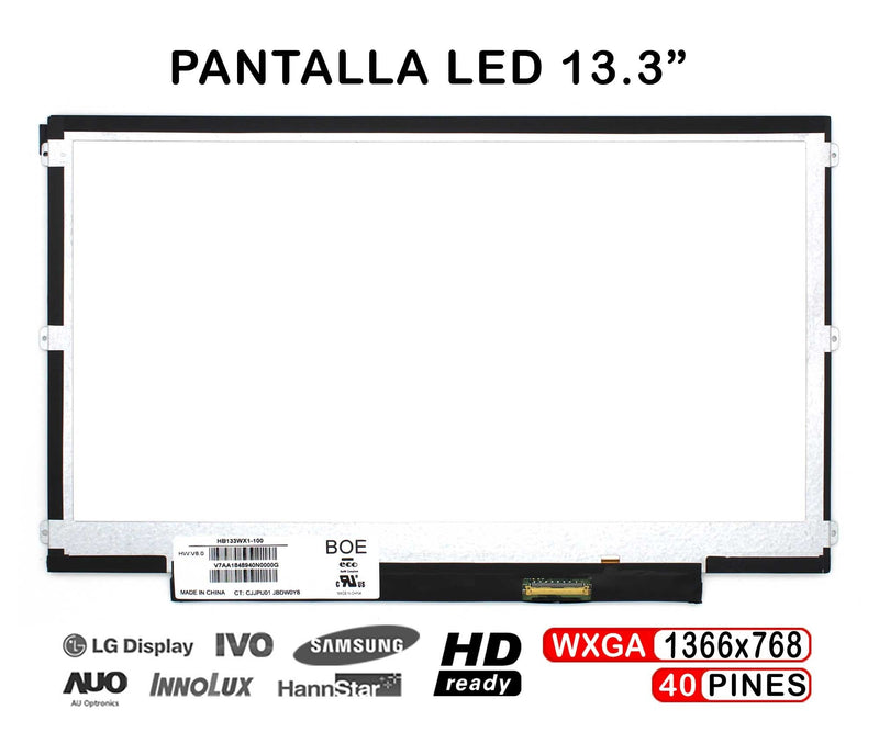 Screen LED 13.3 Laptop HB133WX1-100 40 Pines