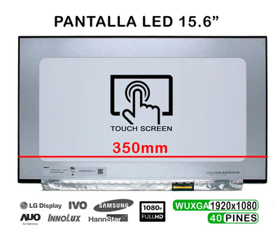 Screen LED 15.6 Laptop N156HCN Eaa C1 FHD 40 Pines — image 1