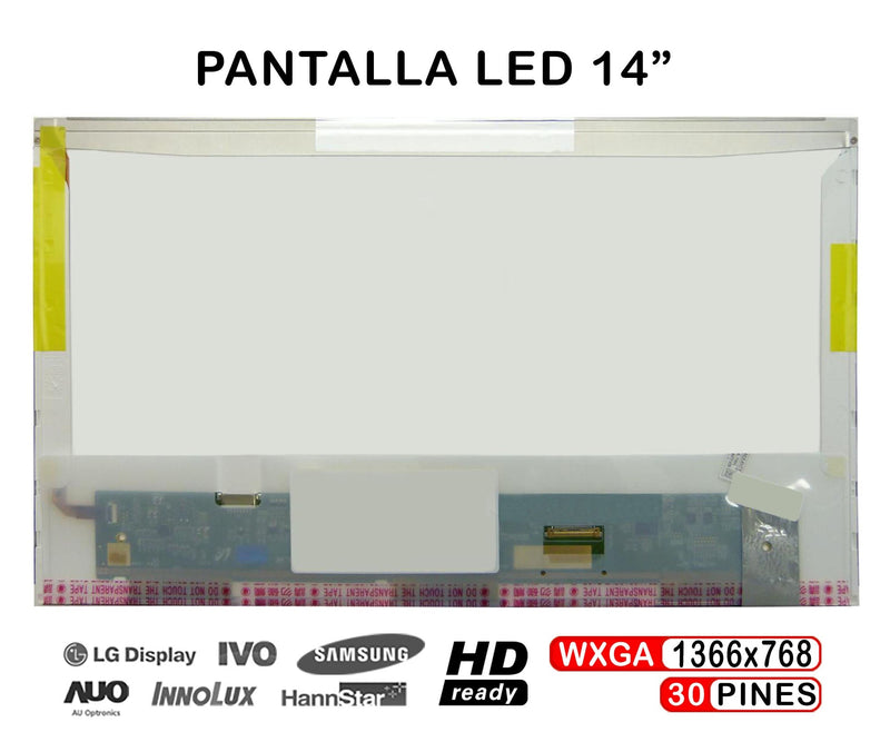 Screen LED 14 Laptop LTN140AT05-102 30 Pines