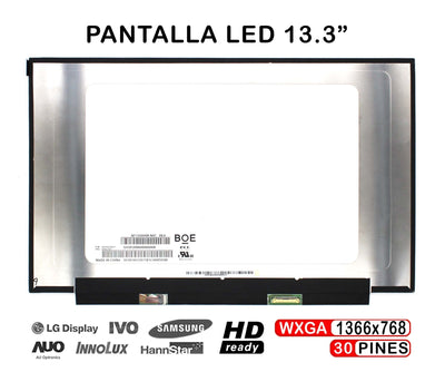 Screen LED 13.3 Laptop NT133WHM-N47 30 Pines — image 1