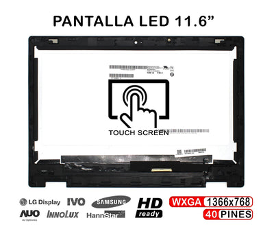 Screen Touchscreen LED 11.6 Laptop Acer Chromebook 6M.H90N7.003 With Frame — image 1
