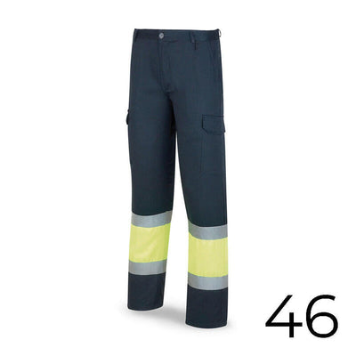 Pantalon Poliester/Algodón Bicolor High Visibilidad Blue/Yellow Size 46 388PFXYFA/46 Brand — image 1