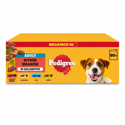 Pedigree Wybór Smaków Z Warzywami W Galaretce Mokra Karma Perro 80X100G — image 1