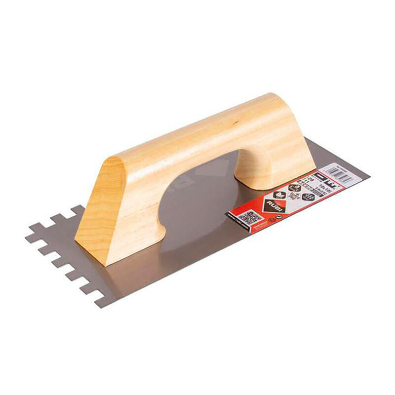 Rubi Comb Steel 28CM. (10X10) Handle Wood Cerrado 65985