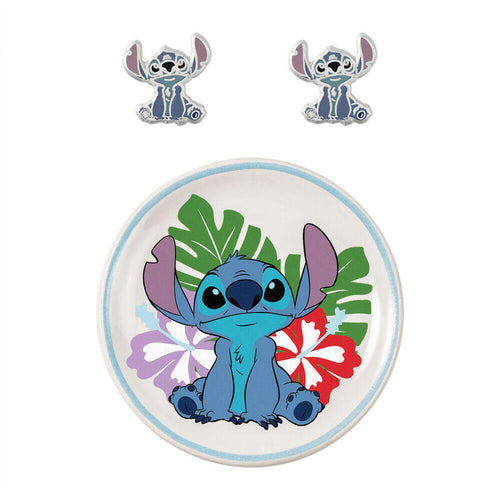 Pendientes + Plate Bisuteria Stitch Disney — image 1